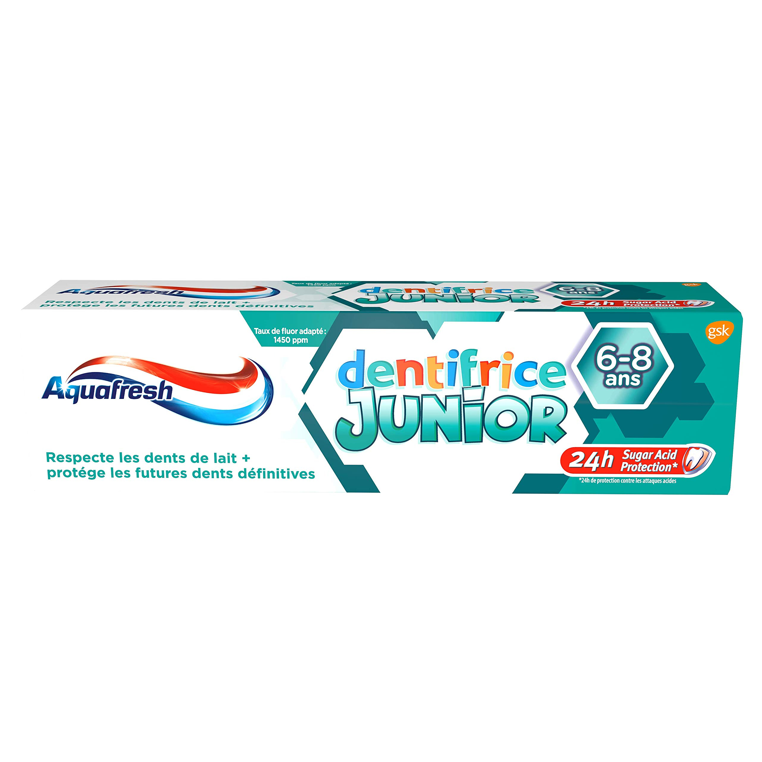 خمیردندان کودکان آکوا فرش 6 تا 8 سال Dentifrice Junior